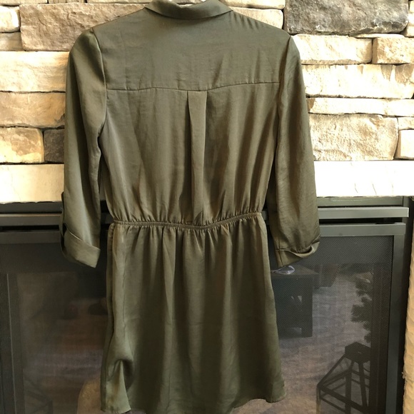 Forever 21 Dark Green Dress - Picture 3 of 5